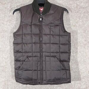 Roper Range Gear Vest Mens XL Brown Quilted Puffer Western Minimalist Boho